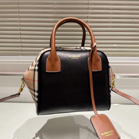 Burberry Bowling Handbag Bag Small - Image 5