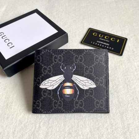 Gucci Unisex GG Supreme Printed Short Wallet - Image 10