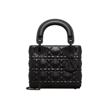 DIOR Lady Dior Diamond Vine Pattern Handbag - Image 1