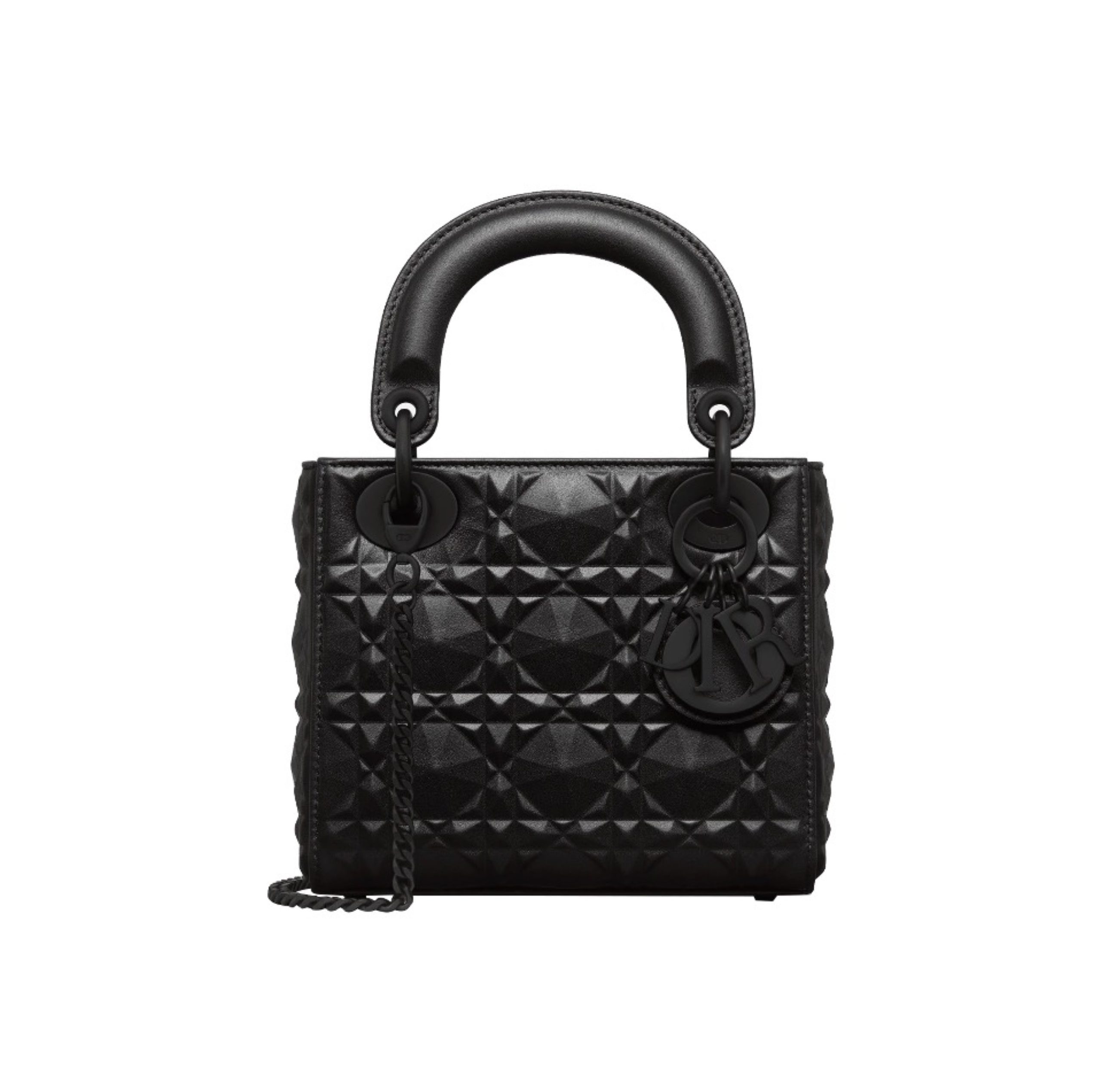 DIOR Lady Dior Diamond Vine Pattern Handbag - Image 1