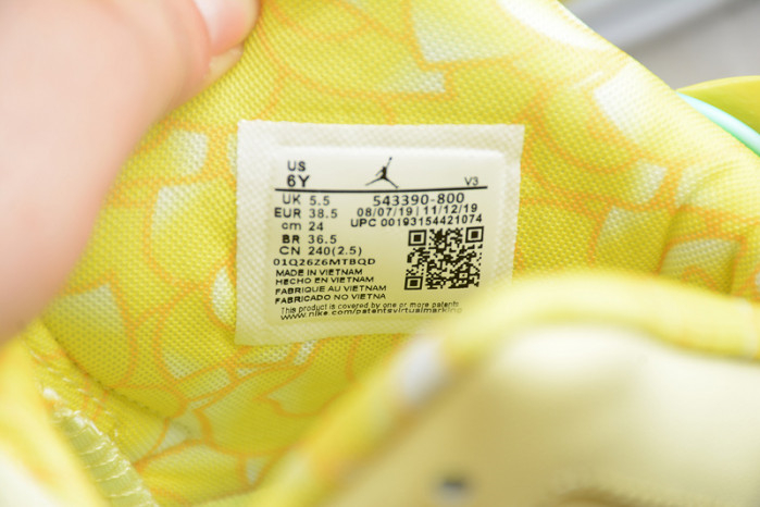 Air Jordan 6 retro dynamic yellow floral (GS) 543390-800 - Image 8