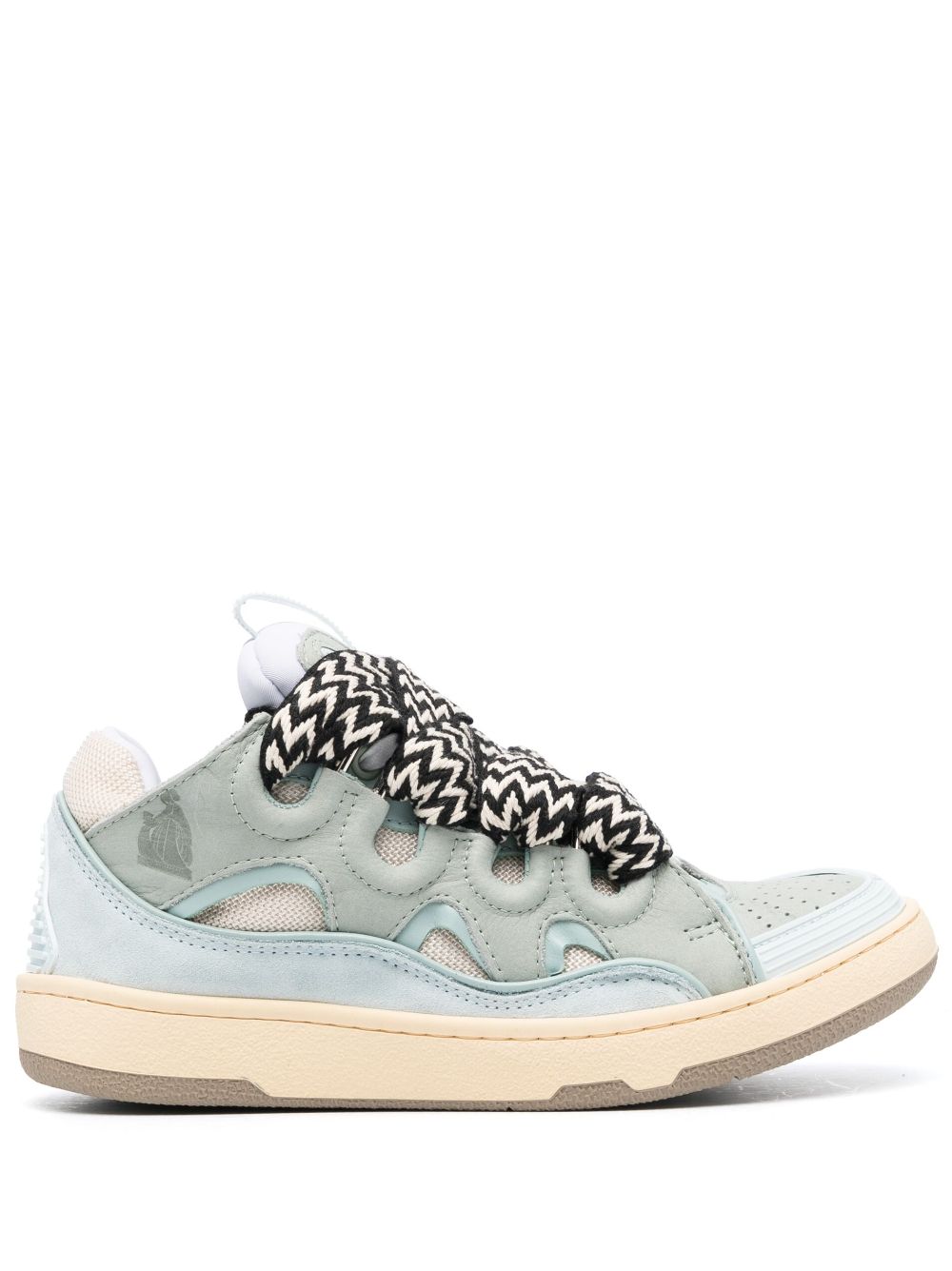 Lanvin LEATHER CURB SNEAKERS - Image 1