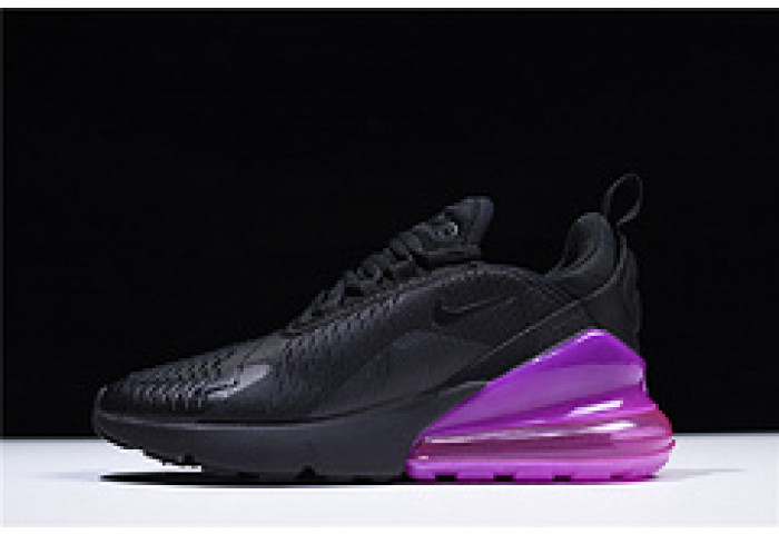 Nike womens Air Max 270 black purple AH6789 016 - Image 1