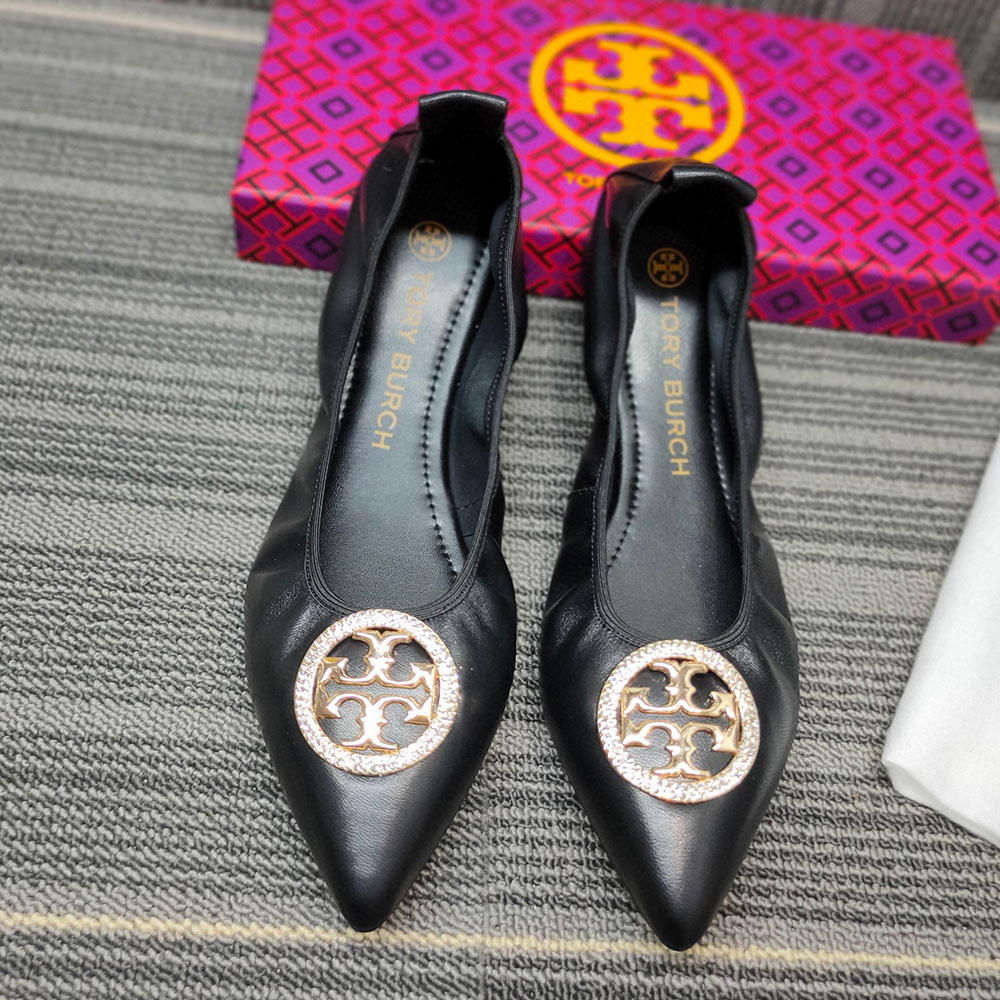 Tory Burch Stylish And Elegant Ballet Flats Sandals Slide - Image 11