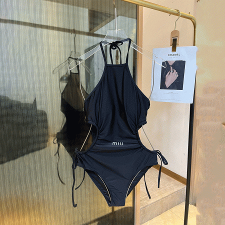 MIU MIU   One-piece With Buckle And Suspenders Swimwear - Image 2