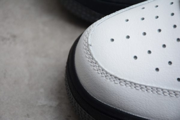 Nike Air Force 1 Low White Dark Grey Black Shoes 553689-609