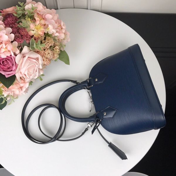 LV Alma BB 2way bag Epi Leather Indigo