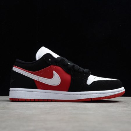 Jordan 1 Low Black White Gym Red (W) DC0774-016 - Image 4