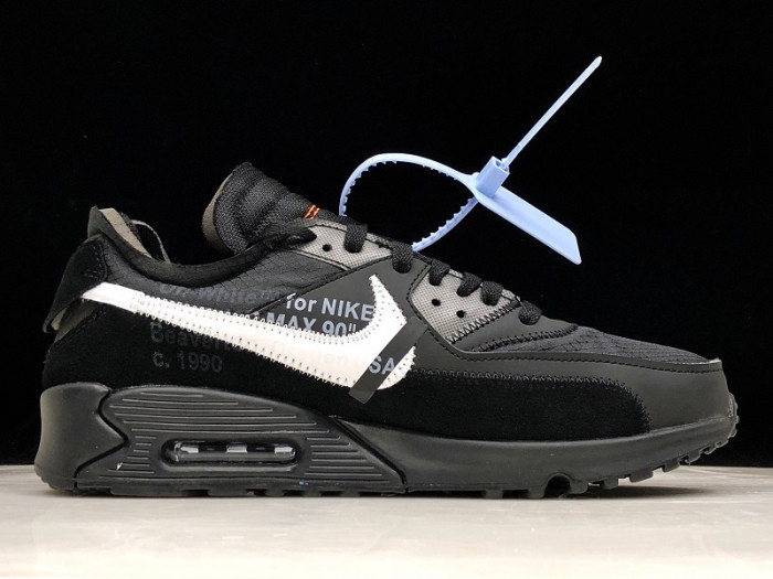 Off-White Nike Air Max 90 Black AA7293-001 - Image 11