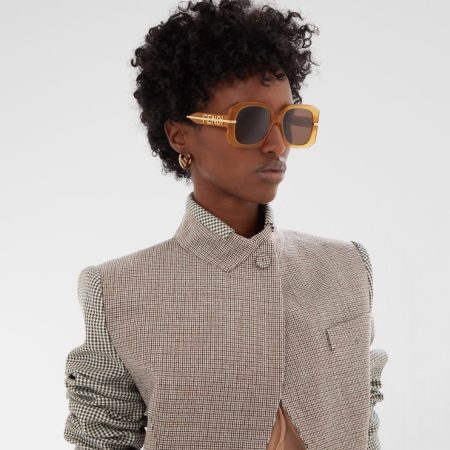 Fendi hollow letter earrings - Image 2