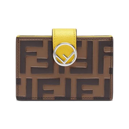 FENDI Embossed Letter Card Holder - Image 1