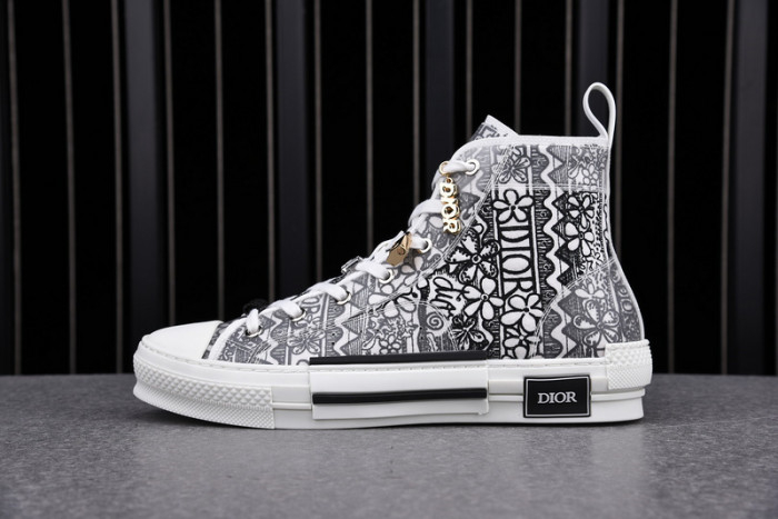 Dior B23 OBLIQUE HIGH TOP Shoes T00853H072 - Image 2