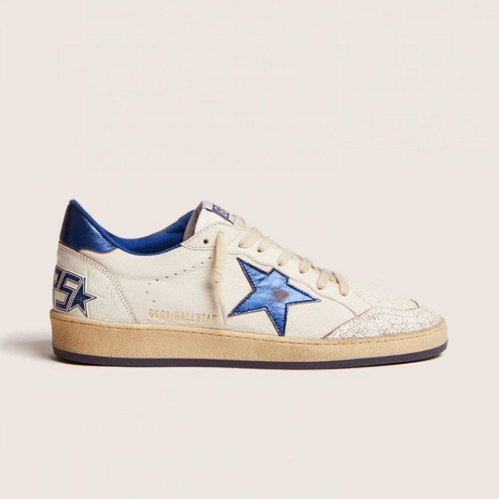 Golden Goose Ball Star Leather round-soled platform sneakers - Image 7
