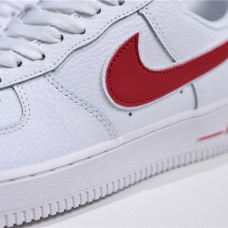 Nike Air Force 1 07 White Red AO2423-102 - Image 16