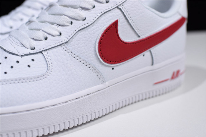 Nike Air Force 1 07 White Red AO2423-102 - Image 16