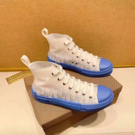 Dior B23 Low Top Logo Oblique Gradient Blue Canvas - Image 2