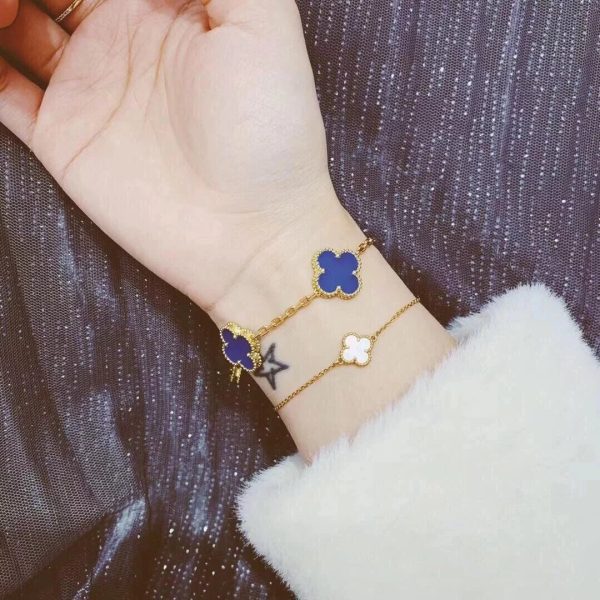 Van Cleef&Arpels VCA alhambra Bracelet Blue agate