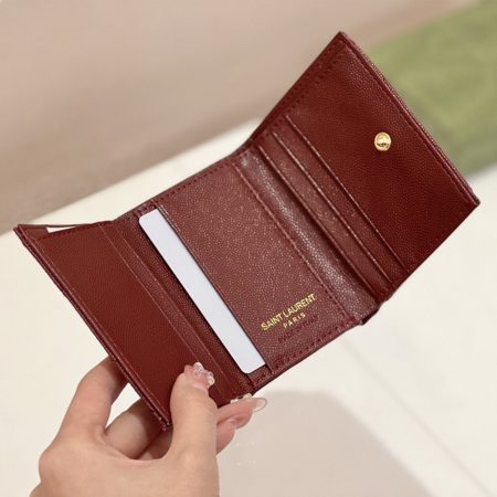 Saint Laurent YSL Leather Card Holder - Image 4