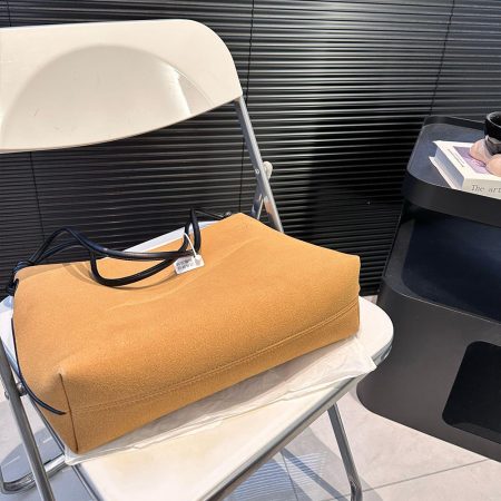 LOEWE Suede Tote Bag - Image 7