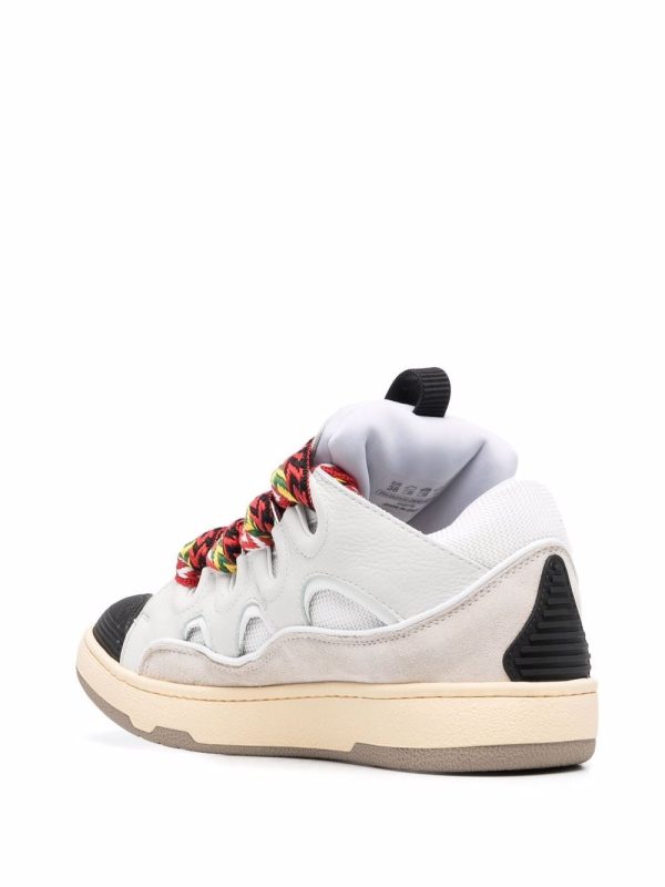 Lanvin LEATHER CURB SNEAKERS
