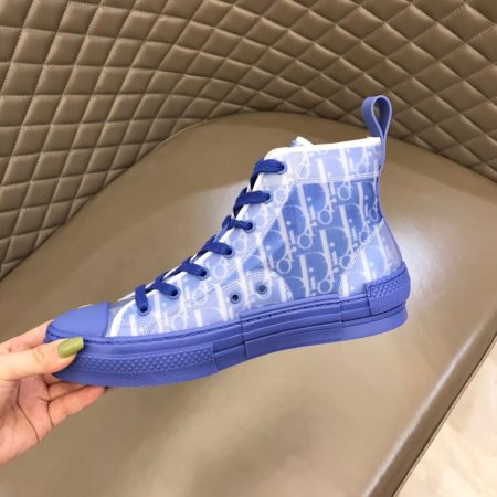 Dior B23 Oblique High Top Shoes white T004801-1069 - Image 8