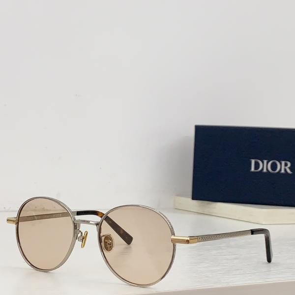 Dior Round Metal Sunglasses Top Quality