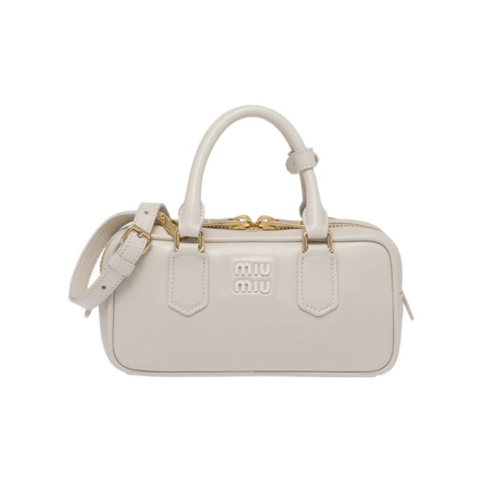 MIU MIU Arcadie Leather Handbag - Image 4