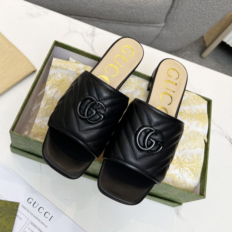 Gucci Double G Slide Sandal 619893 - Image 10