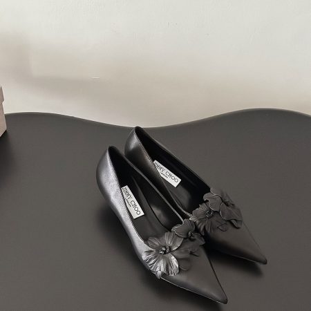 Jimmy Choo 6CM Slim And Simple Fashion Slide Sandal - Image 1
