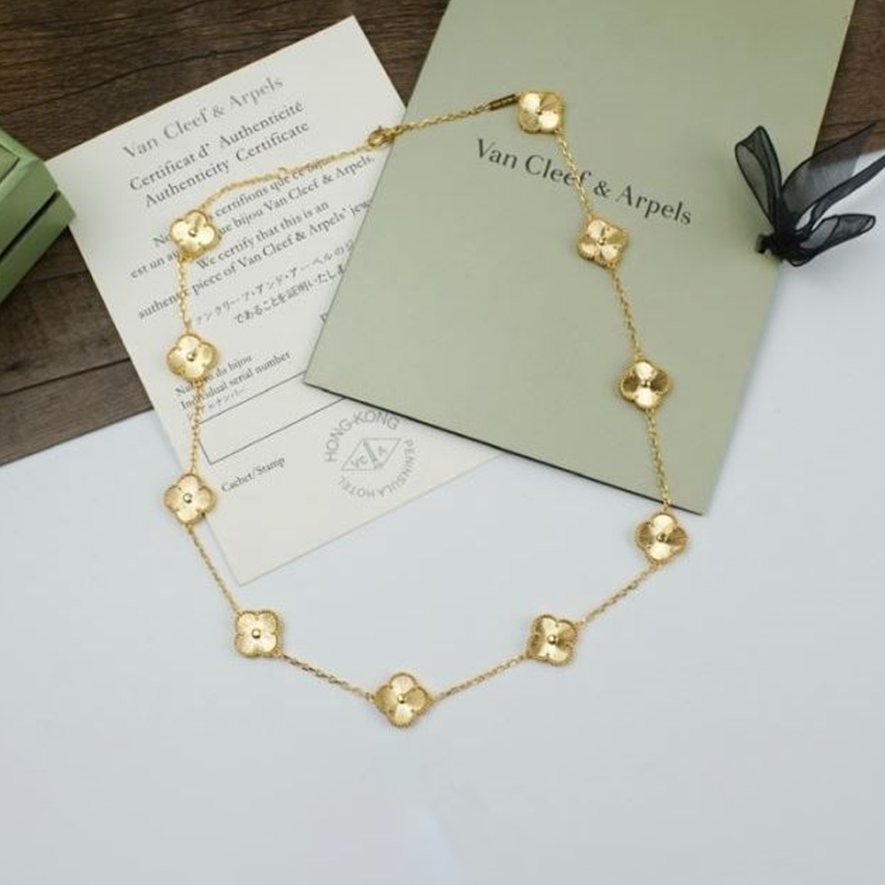 Van Cleef & Arpels Vca Five Flower Necklace - Image 1