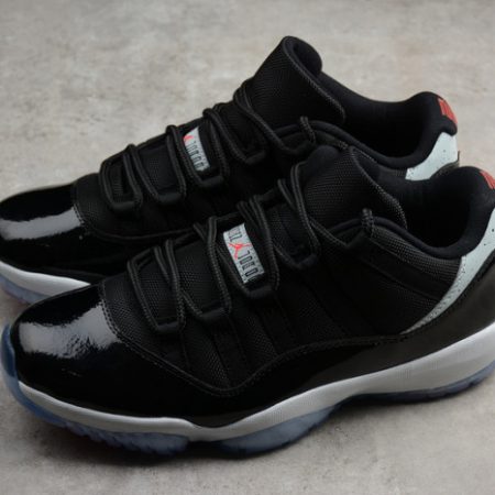 AIR JORDAN 11 RETRO LOW "INFRARED 23" black mens 528895-023 - Image 13