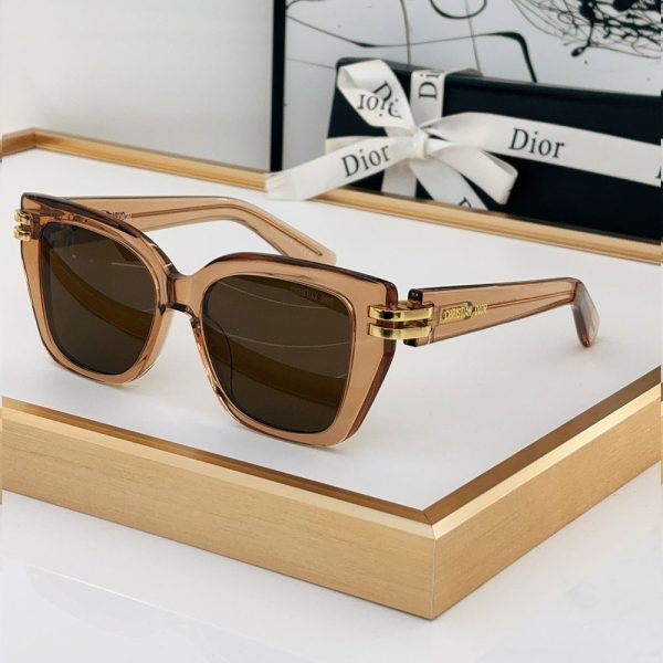 Dior Acetate Fibre Lrregular Lens sunglasses Top quality
