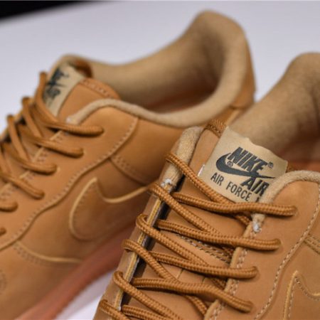 Nike Air Force 1 07 WB Flax/Flax-Gum Wheat Basketball Shoes AA4061-200 - Image 5