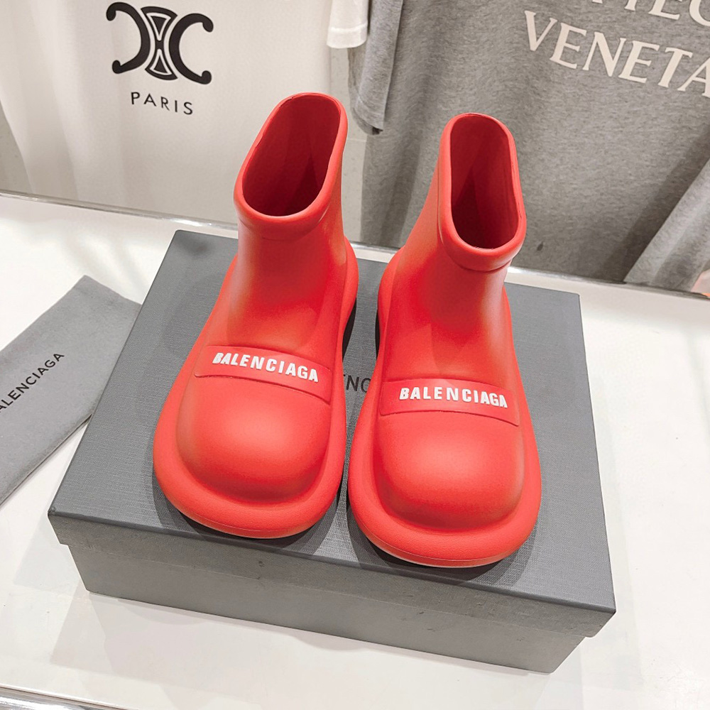 Balenciaga round Toe Rain Boots Slide Sandal - Image 7