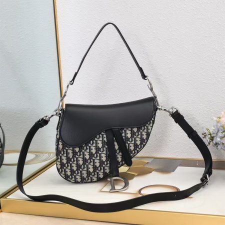 Dior Saddle Bag with Strap - Image 3