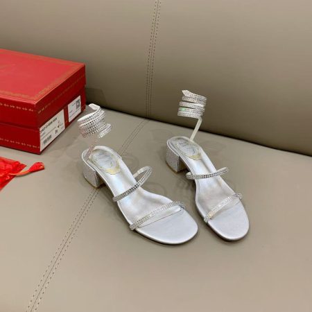 Rene Caovolla Juniper Metallic Sandals - Image 5