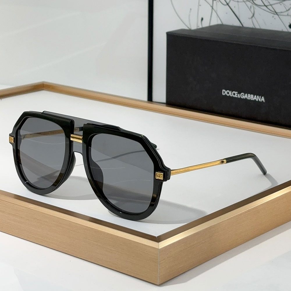 DOLCE & GABBAN DG Sheet Frame Slim Mirror Legs  Sunglasses Top quality - Image 4