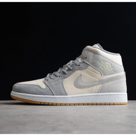 Jordan 1 Mid SE Coconut Milk Particle Grey DN4281-100 - Image 1