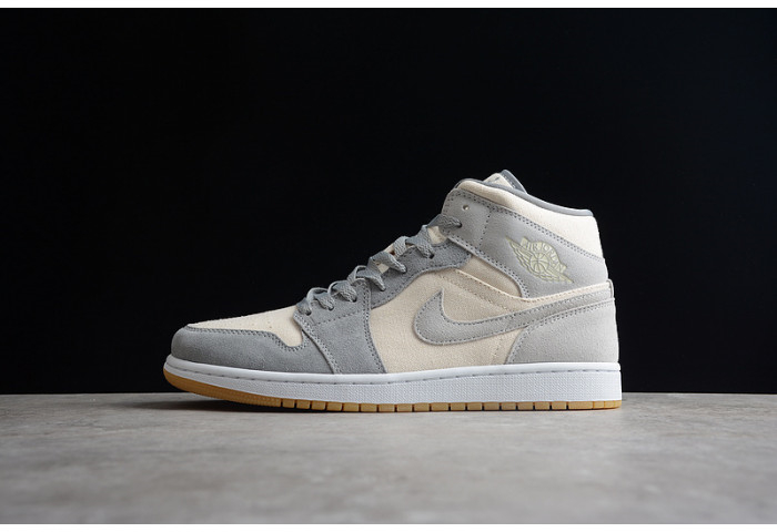 Jordan 1 Mid SE Coconut Milk Particle Grey DN4281-100 - Image 1