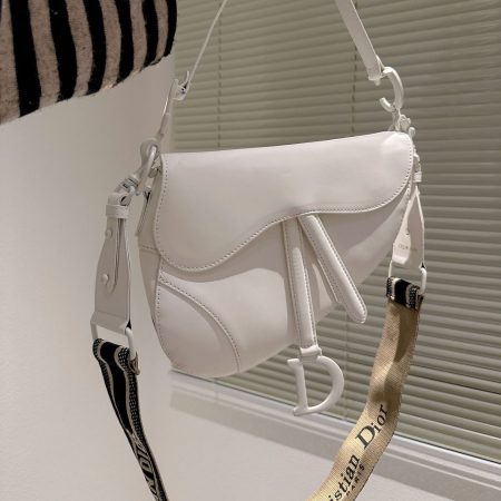 Dior Saddle Bag Matte Leather Shoulder Bag - Image 12