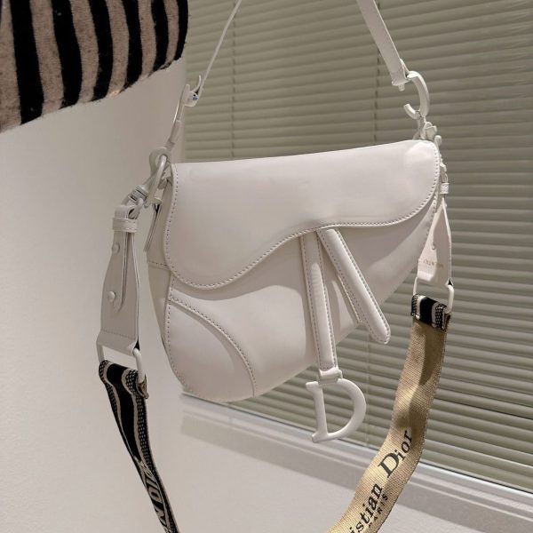 Dior Saddle Bag Matte Leather Shoulder Bag