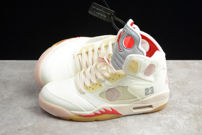 Off-White Air Jordan 5 ice cream colorway CT8480-002 - Image 14