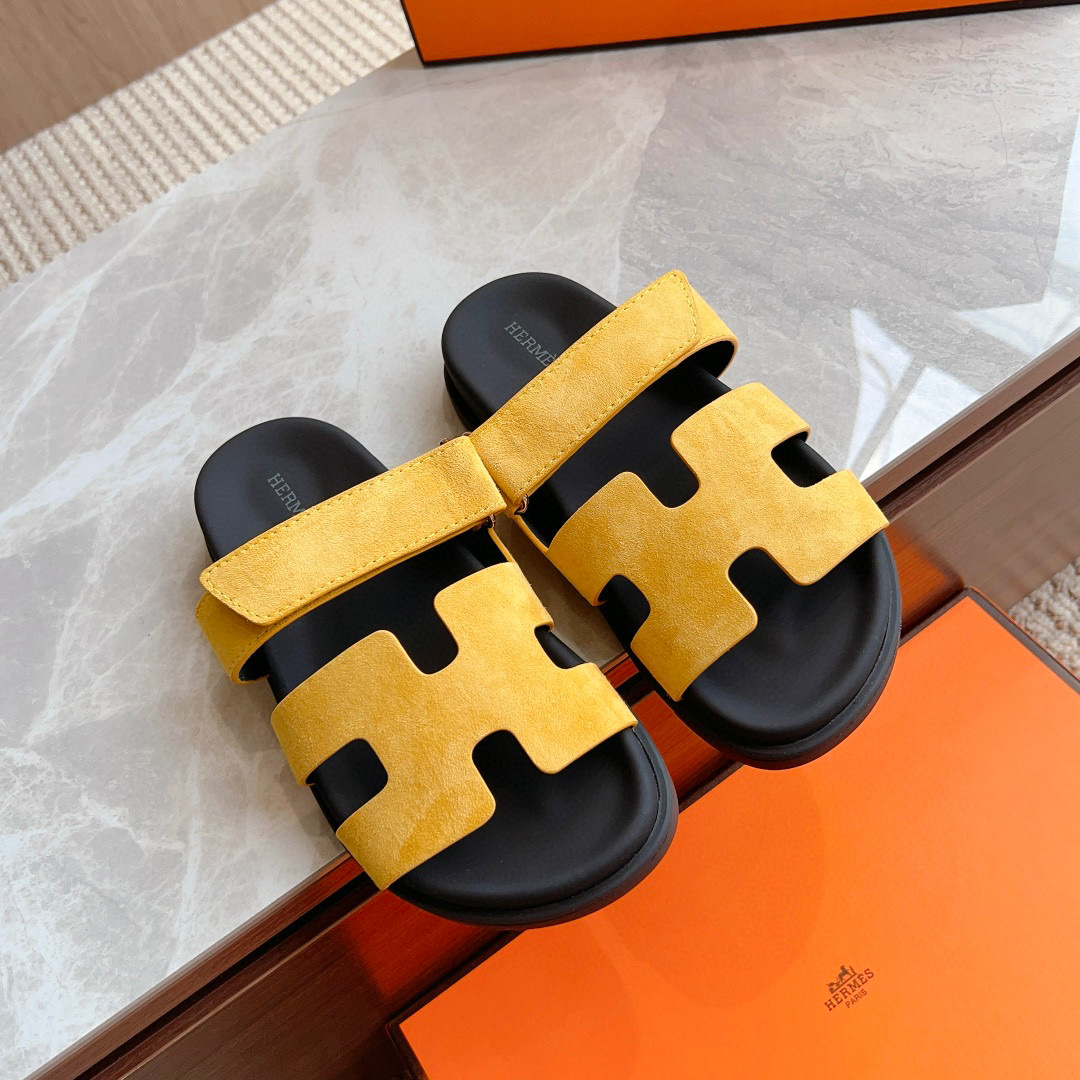 Hermes Chypre Slide Sandals - Image 16