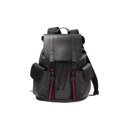 Gucci Striped Webbing Backpack - Image 1