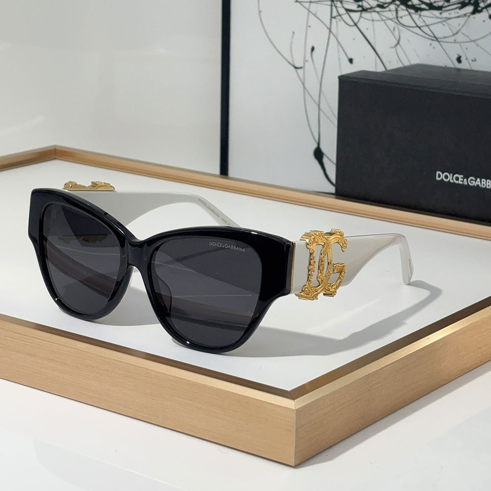 DOLCE & GABBAN DG Mirror leg Large Logo Sunglasses Top quality - Image 5