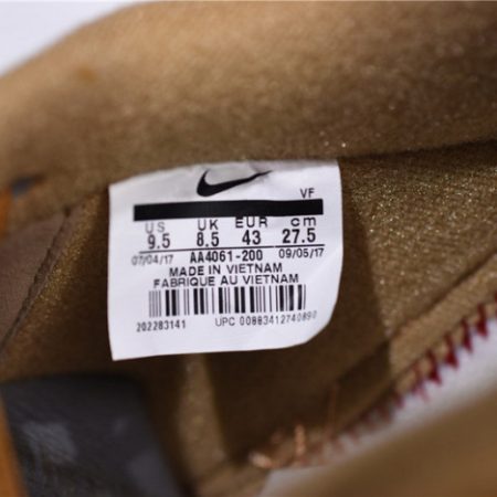 Nike Air Force 1 07 WB Flax/Flax-Gum Wheat Basketball Shoes AA4061-200 - Image 3