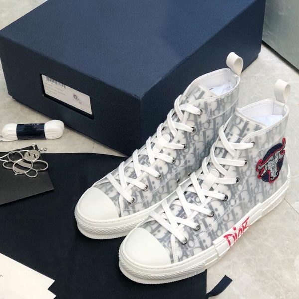 Dior B23 High Top Oblique Foxton Print