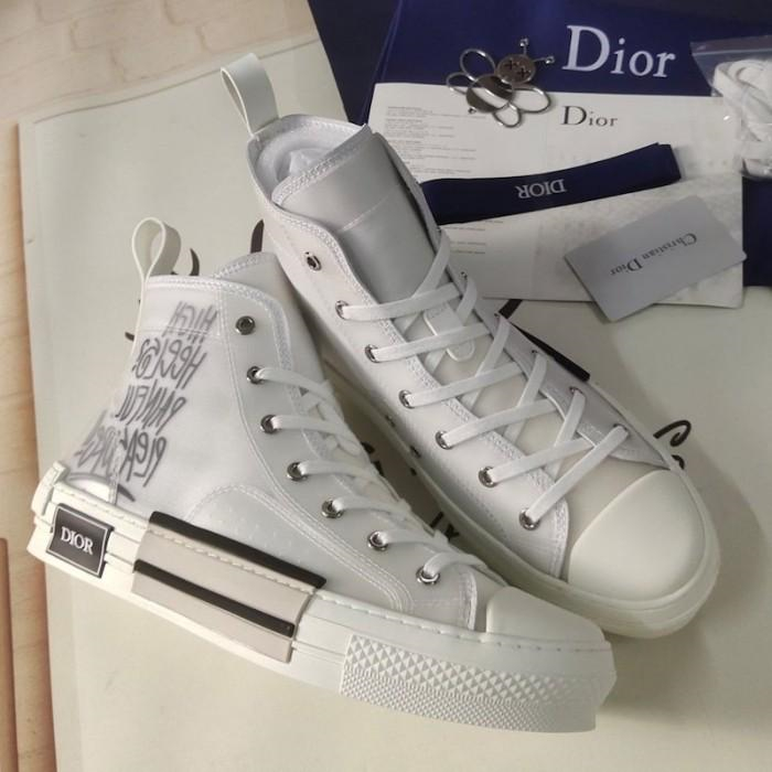 Dior B23 Low Top Logo Oblique Gradient Black Canvas - Image 1