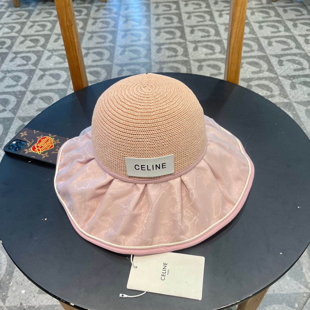 Ceiline Straw Sun Hat With Bow Split Back Sunhat - Image 3