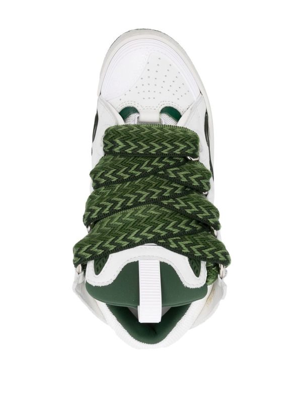 Lanvin LEATHER CURB SNEAKERS